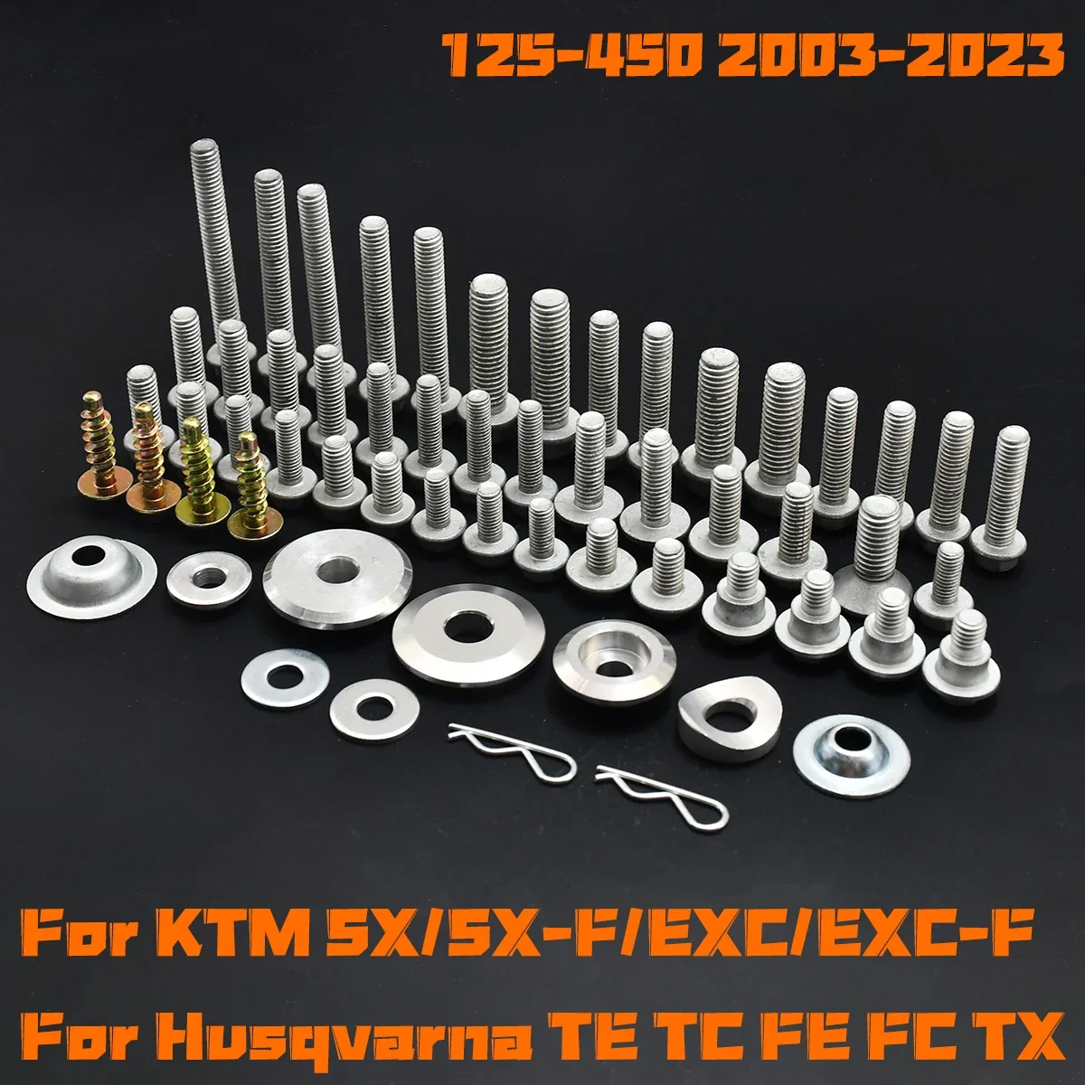 

Комплект крепежных болтов из пластика для KTM SX SX-F EXC EXC-F 125 150 200 250 300 350 400 450 500 530 2003-2021 Dirt Bike
