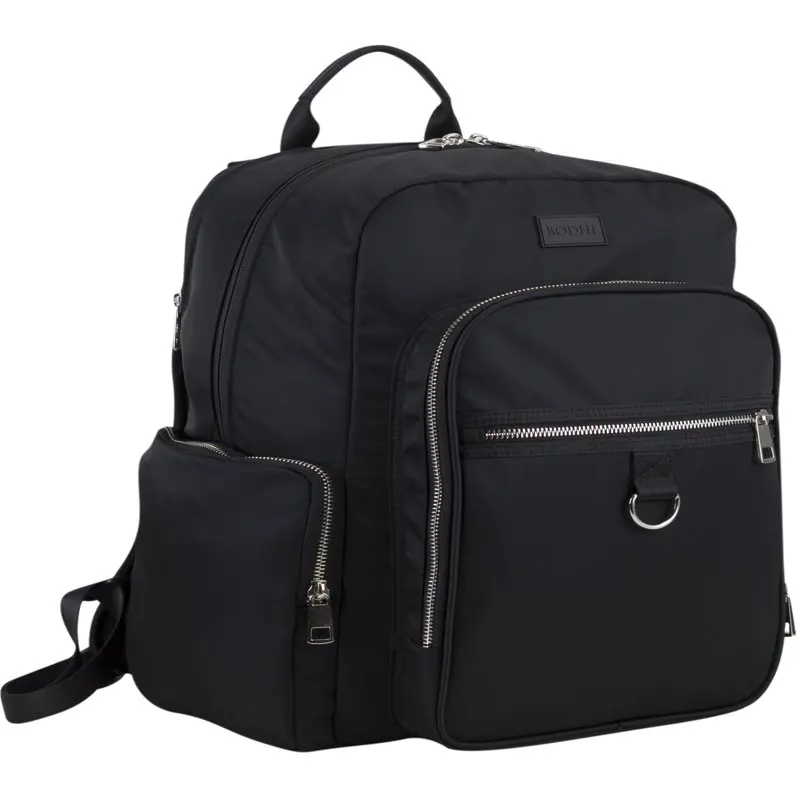 

Luxe Essential Backpack with Trolley Sleeve Black