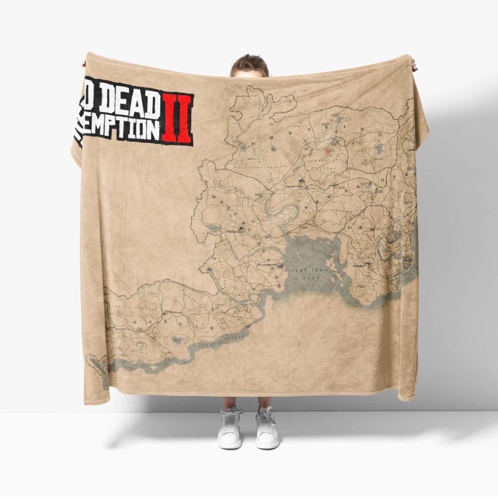 

Фланелевое одеяло Red Dead Redemption 2