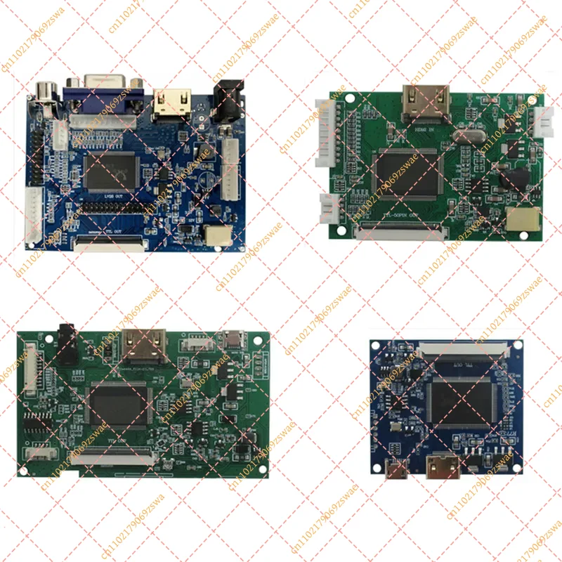 Фото Плата контроллера ЖК-дисплея HDMI VGA 2x AV для AT070TN90 92 94 800x480 TTL LVDS 50 Pin №2