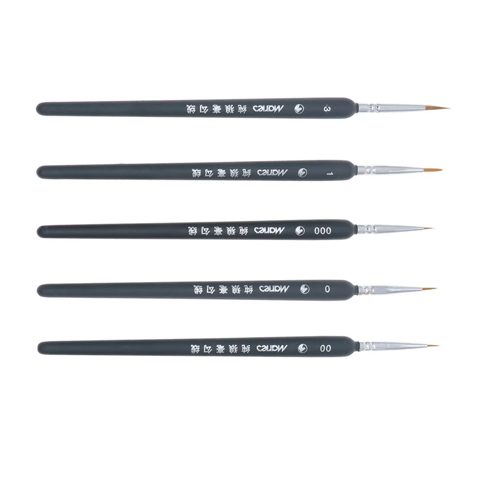 

10pcs Fine Detail Brushes Set Miniature Brushes Oil Brushes for Students Artists Watercolor Drawing Gouache