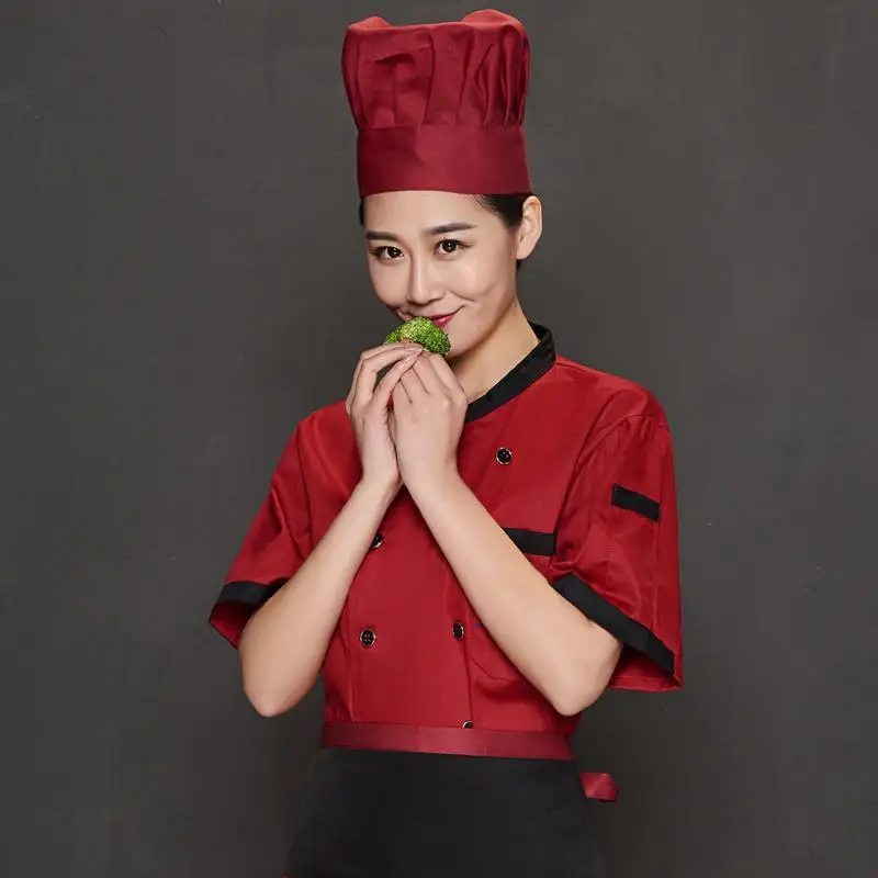 Куртка шеф-повара для мужчин и женщин туника кейтеринга одежда работы рубашка с