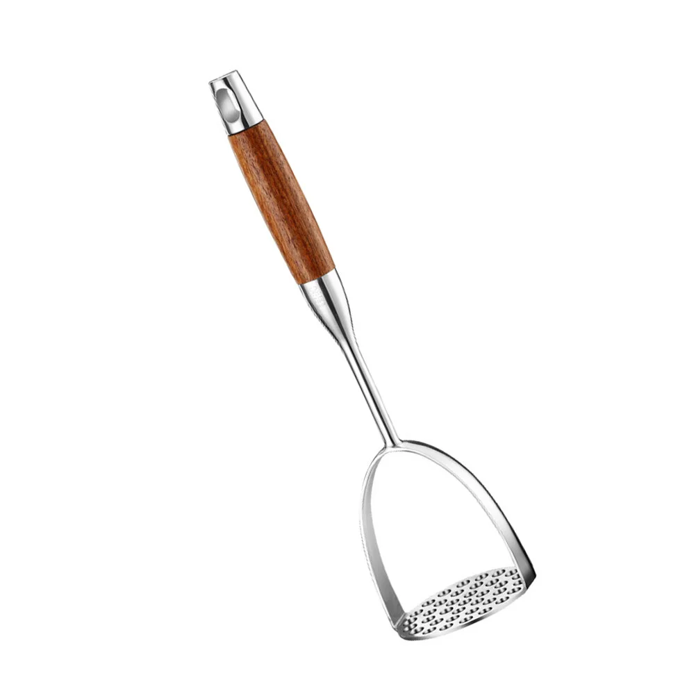 

Potato Masher Lemon Juicer Kitchen Gadget Household Presser Wood Vegetable Smasher Accessories Baby Handheld Crusher