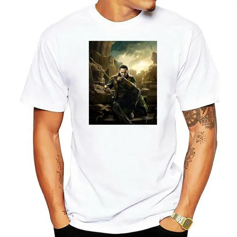 

Loki Tom Hiddleston Men'S Black T Shirt Size S To 4Xl 012208