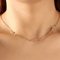 punk vintage gold 3 snake choker necklace for women girls hallowee party jewelry exaggerate retro elegant chain necklace gifts