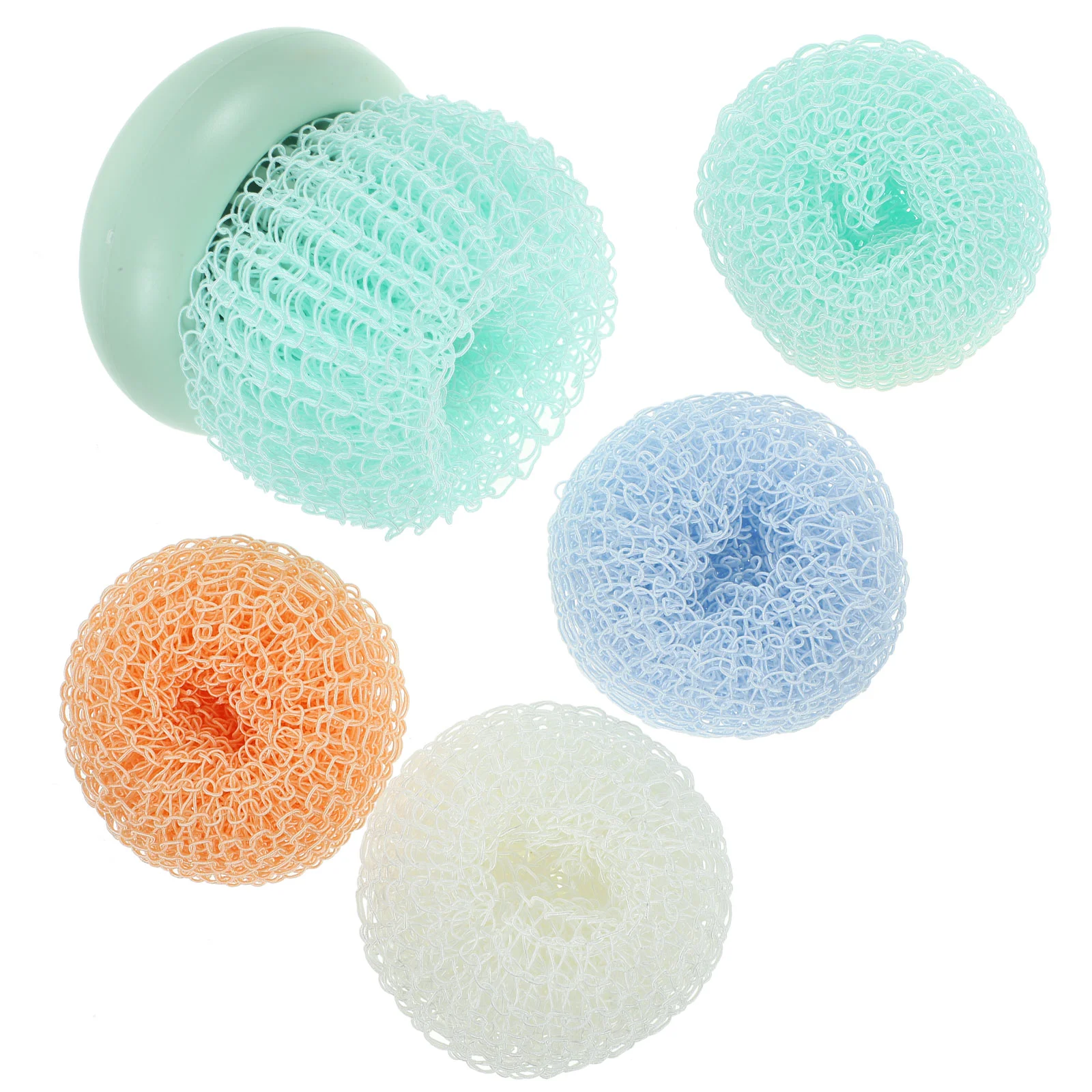 

1 Set of Kitchen Dish Brush Dish Scrub Brush Dish Scrubber Brush with Replaceable Heads