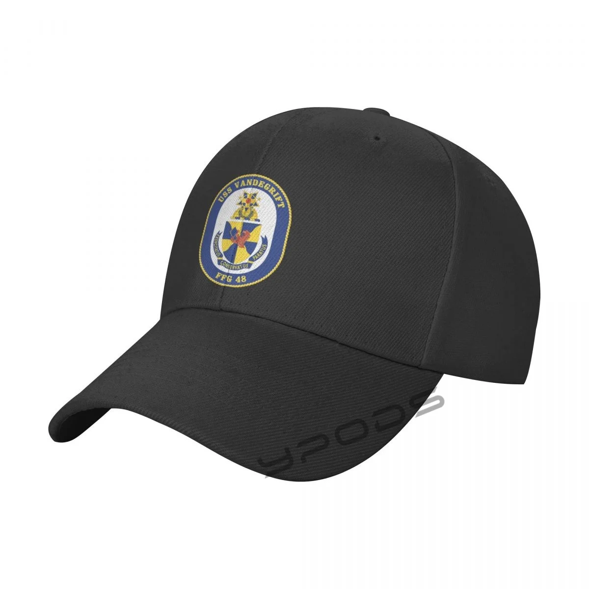

Men's Baseball Caps USS_Vandegrift_(FFG-48)_insignia_1984 Women Summer Snapback Cap Adjustable Outdoor Sport Sun Hat
