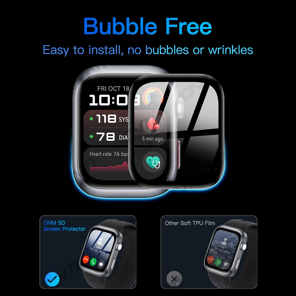 5D защитная пленка для Huawei Watch D2 экрана против царапин умных часов (не стекло)