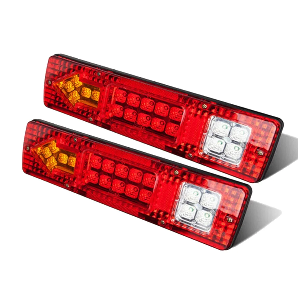 

2Pcs Car 19 LED Waterproof Tail Light Trailer Truck Rear Turn Signal Stop