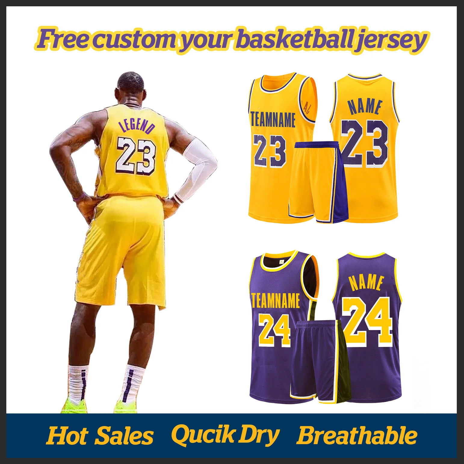 

2022 Basketball Jersey Sports Suits Tops And Shorts 2 Pack Set Free Customization For Adult And Children Baloncesto Vest Uniform