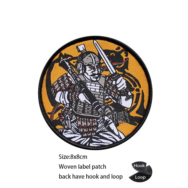 Нашивки с вышивкой в виде кошки китайском стиле