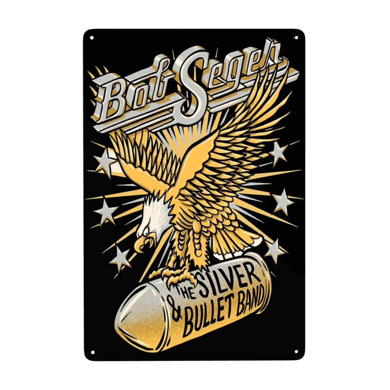 Металлический жестяной знак GOTENTI Боб певец Сегер винтажный Настенный декор