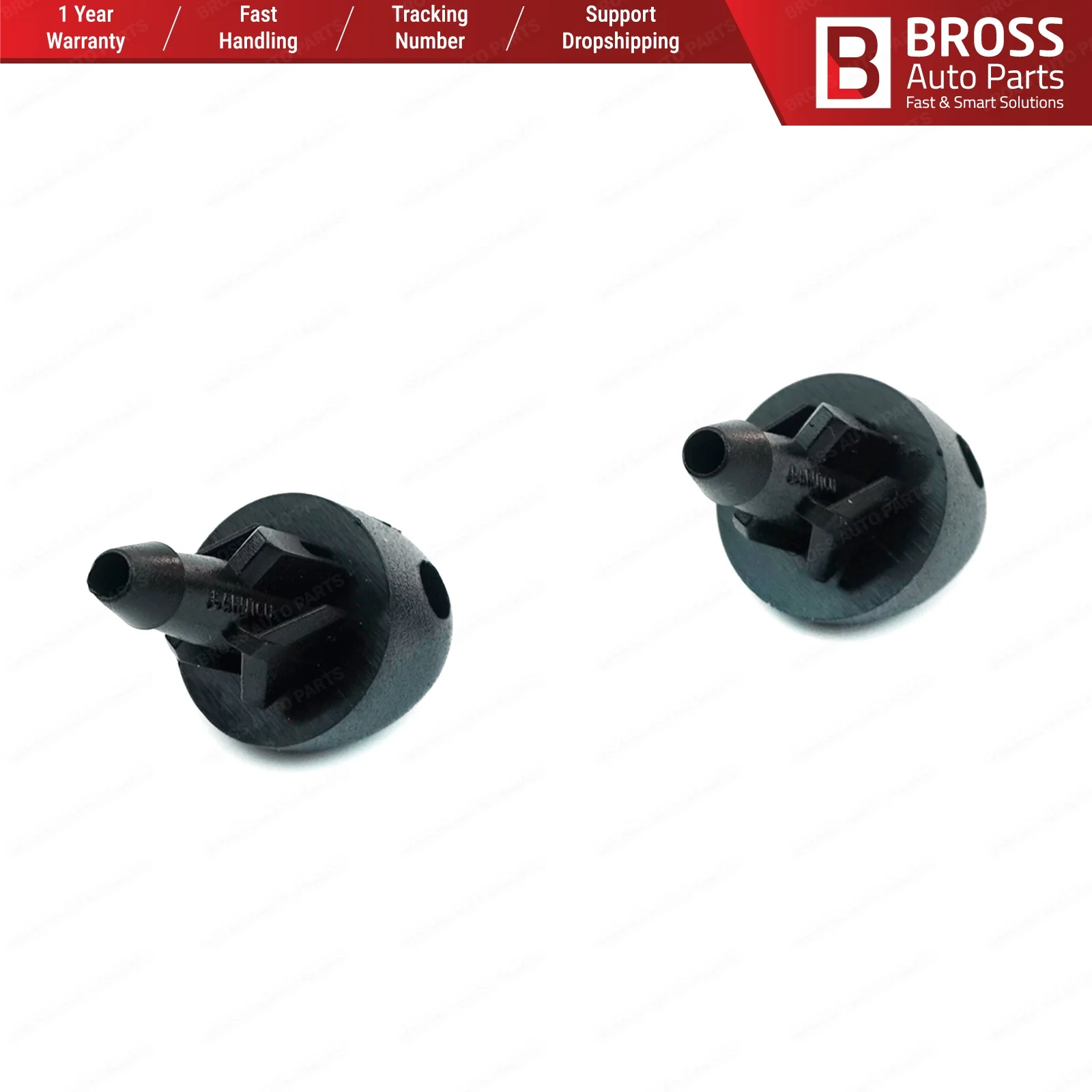 Bross автозапчасти BSP528 2 шт. Передняя Форсунка омывателя лобового стекла 7700413545 для