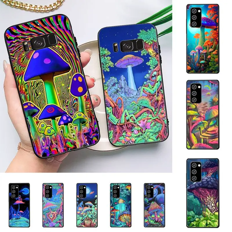 

Weird Mushroom Psychedelic Phone Case For Samsung J 7 plus 7core J7 neo J6 plus prime J6 J4 J5 Mobile Cover