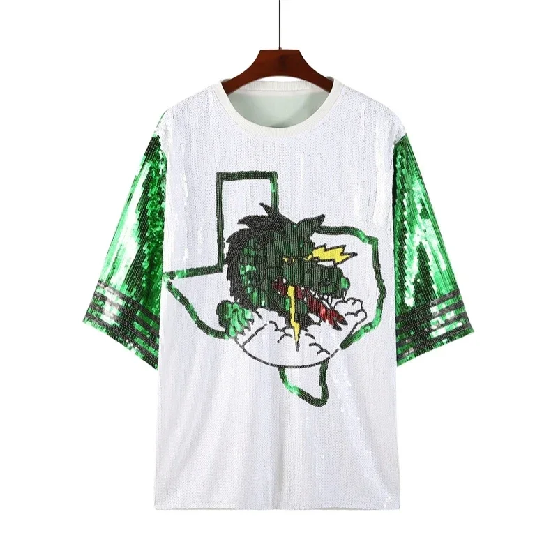 Футболка женская с коротким рукавом и круглым вырезом уличная одежда