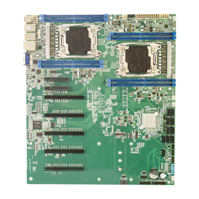

FOR X99-X10D2D Computer Server Mainboard DDR4 Memory Lga2011 Pin AI Design Rendering