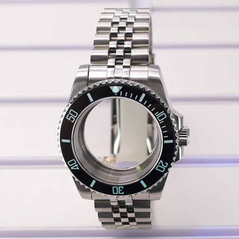 Корпус часов FEIYASHI 40 мм SUB сапфировое стекло светящийся безель для Seiko NH35 NH36 NH38/34