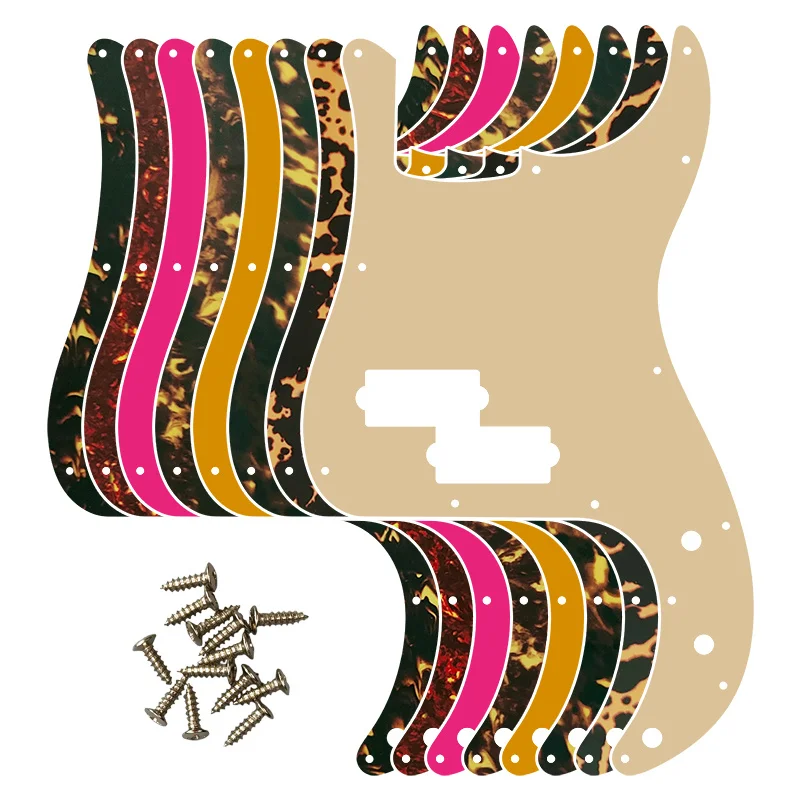 

Custom Parts Quality Electric Guitar - For USA / Mexico Fd Standard P Bass Guitar Pickguard Scratch Plate Flame Pattern