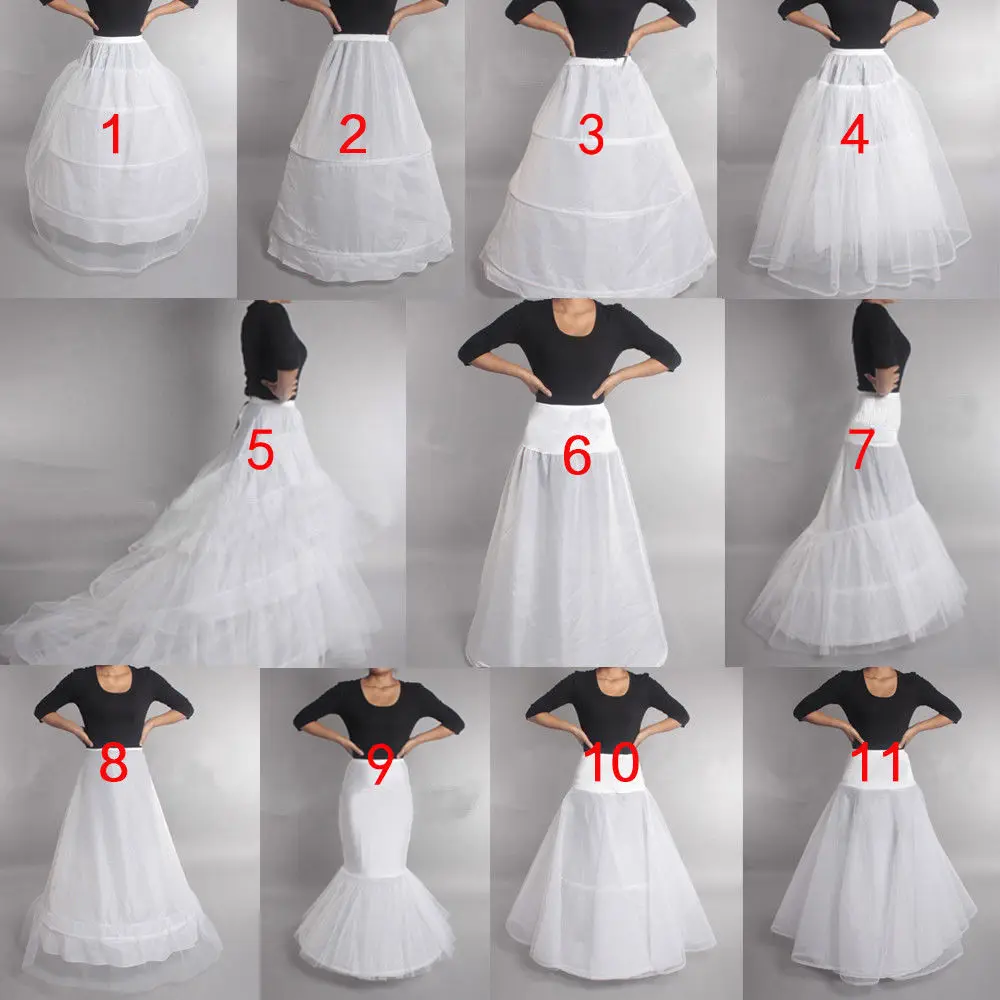 Prom Dress Bridal Slip Hoop Skirt Wedding Petticoat Underskirt Crinoline