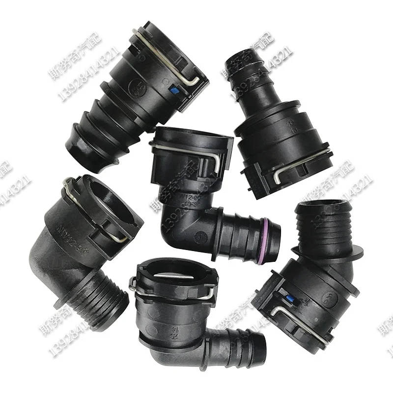 Пластиковый соединитель NW12 черного цвета оригинальные фитинги 2 шт. в партии