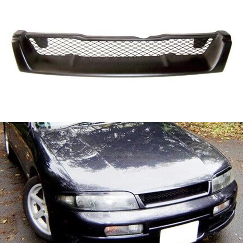 

Сетчатая решетка для гриля, комплект аксессуаров для переднего бампера, подходит для Nissan Skyline 94-96 1994-1996 R33 Series 1 GTS GTS-T