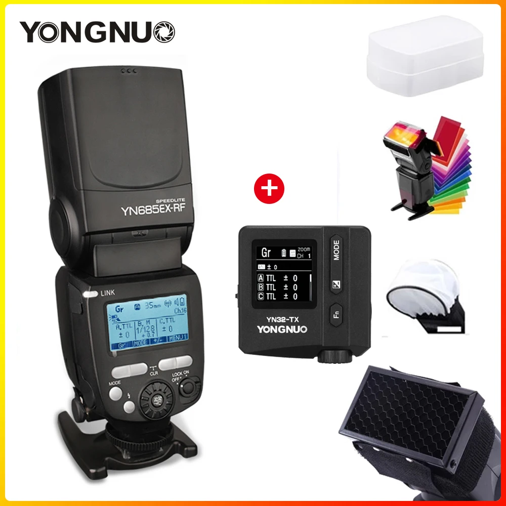 Yongnuo YN685 YN685EX-RF вспышка для камеры 1/8000 HSS TTL вспышка для камеры Sony как фонарь, фонарь, фонарь