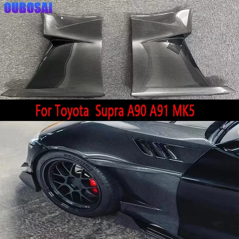 Для Toyota Supra A90 A91 MK5 2019 + Coupe крыло из углеродного волокна, модернизация, сменный комплект из углеродного волокна, листовая пластина, кузовный комплект