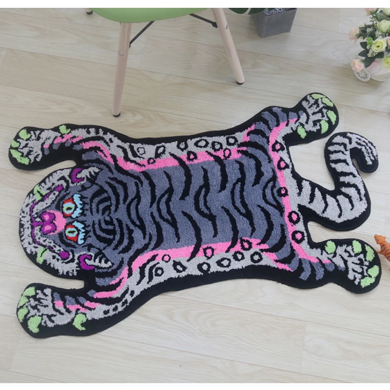 Сделано в Китае новый плюшевый теплый нескользящий дверной коврик домашний