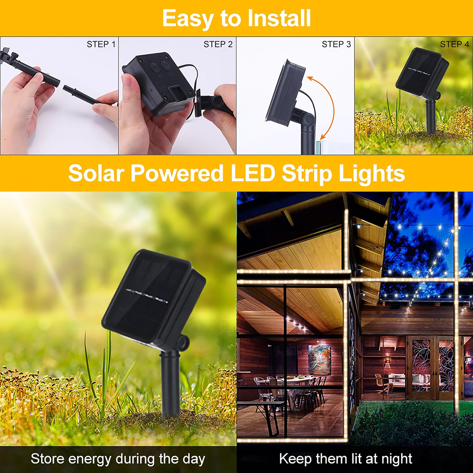 Рисунок 5 - Светодиодная лента на солнечной батарее