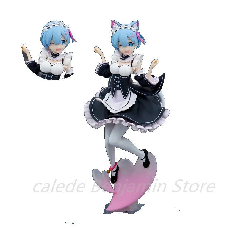 

Набор из 1/7 шт. аниме «Re:Life In A другой мир» от Zero Rem Cat Ear Ver. Фигурка из ПВХ в комплекте, Коллекционная модель, игрушки, кукла