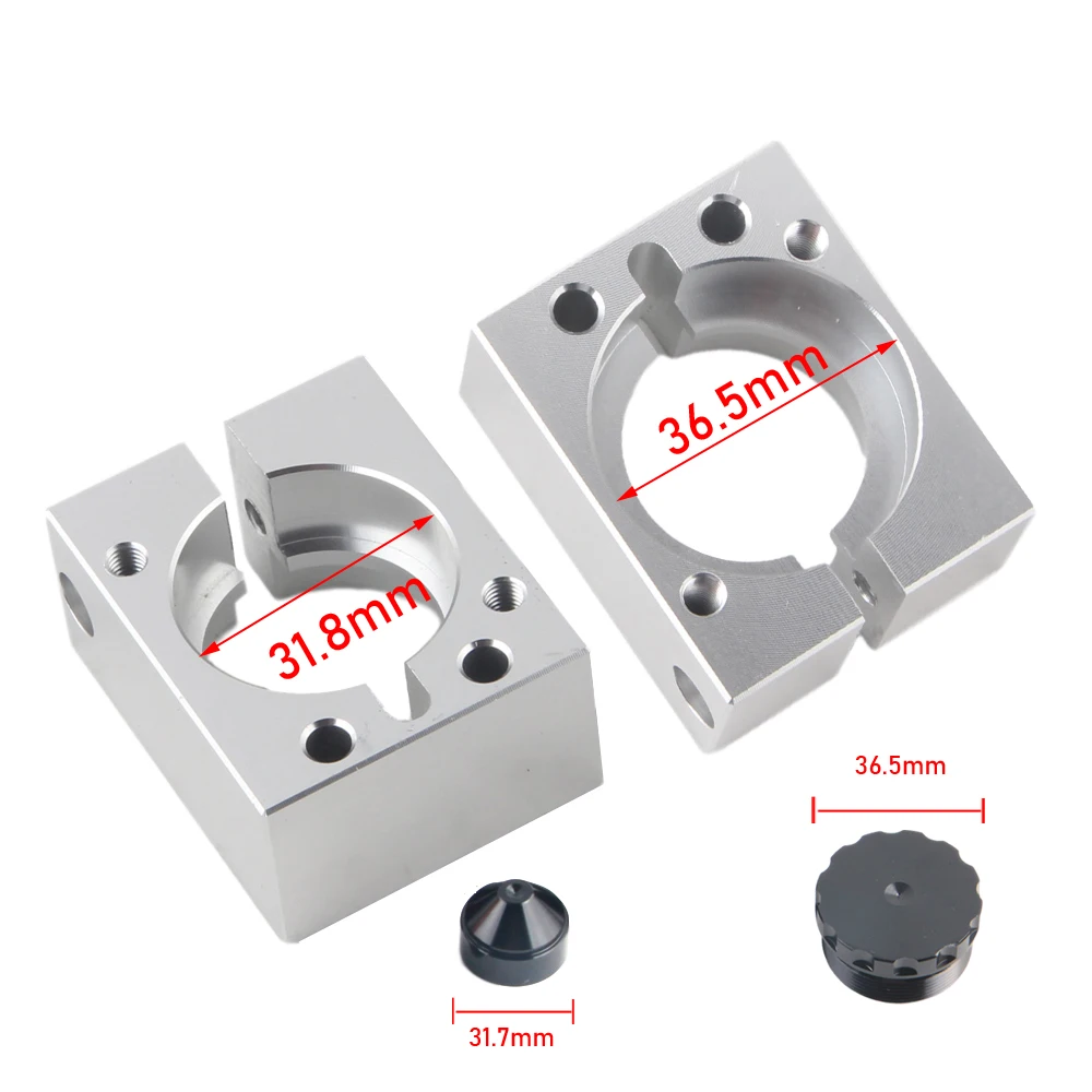 

Baffle Cone Guide Drilling Jig Cups End caps Adjustable Fixture Kit for 1.45''OD 1.25''ID 7"L Cleaning Tube AR 15