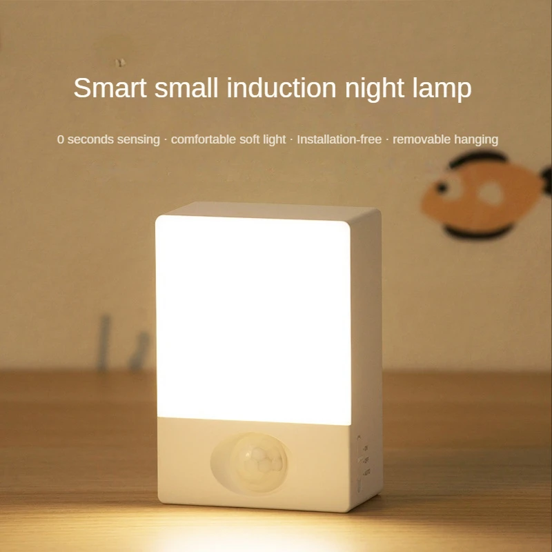 LEDsmart Night Light Bedroom Light Children's Bedside Lamp Desk Lamp Human Body Induction Lamp Gift for The Elderly and Children