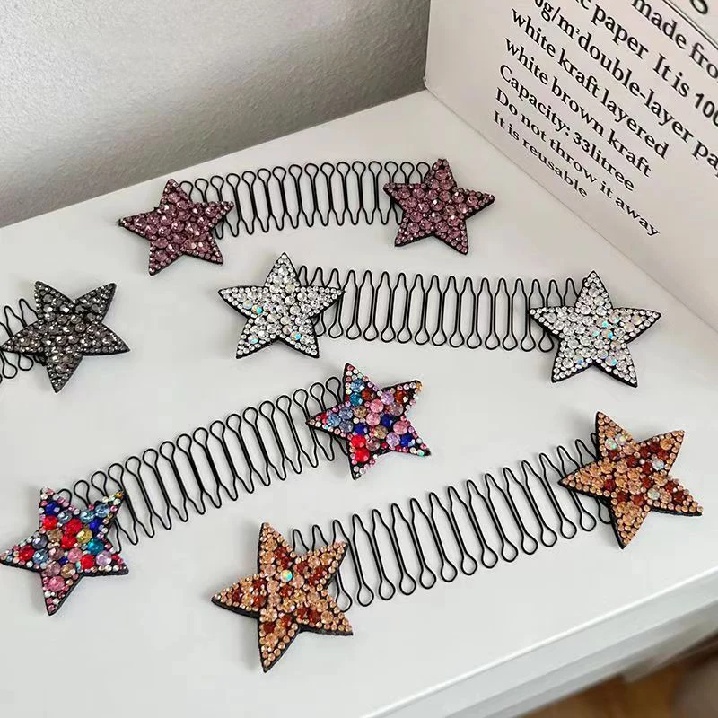 Блестящая металлическая расческа для волос женщин инструмент обшивки со