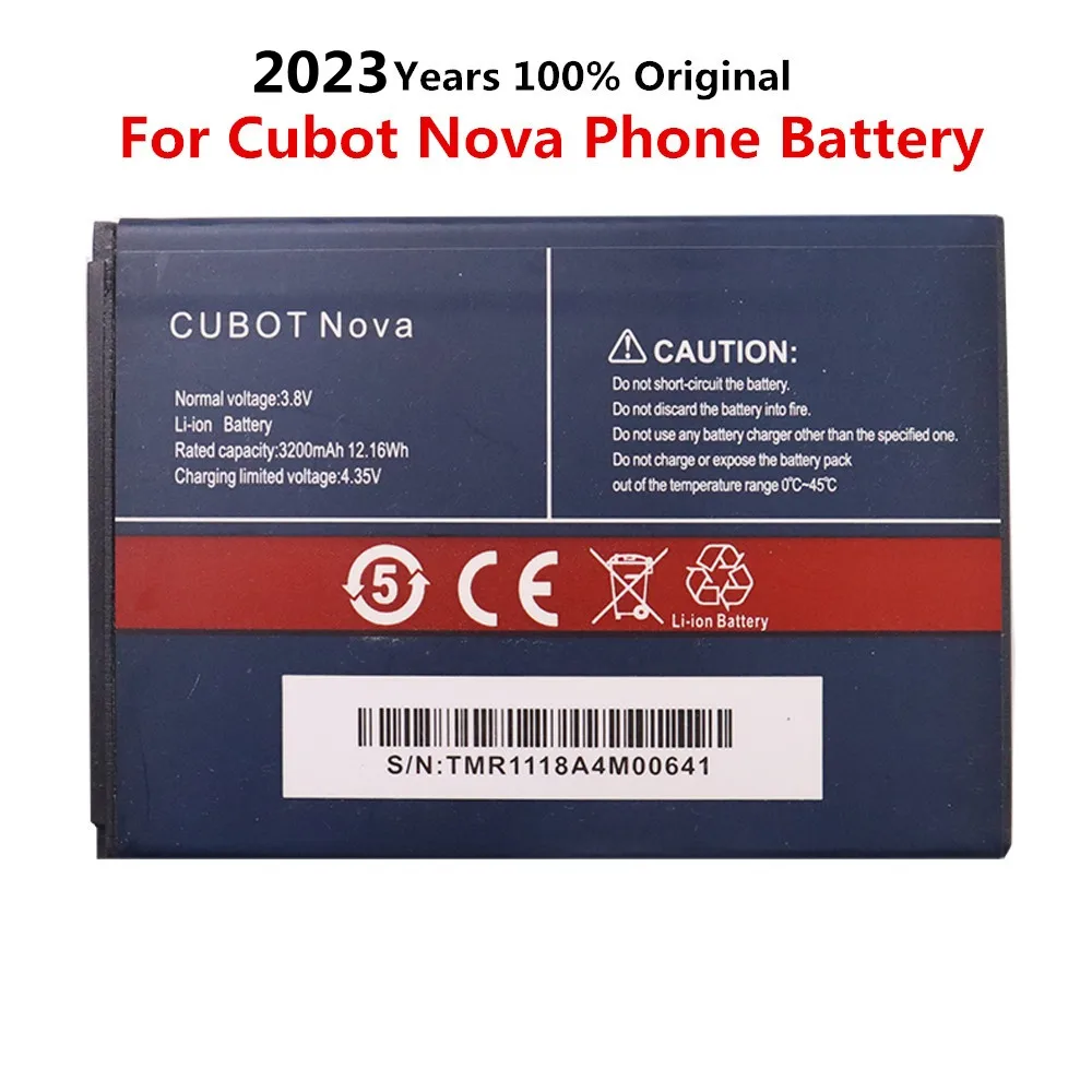 

2023 Years New High Quality Original NOVA Battery For CUBOT NOVA 3200mAh Smart Cell Phone Replacement Rechargable Battery