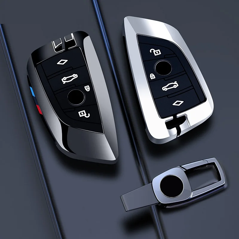 

Car Key Case Suit For BMW Key Fob Cover Case 2 3 5 7 Series 6GT X1 X3 X5 X6 F45 F46 G20 G30 G32 G11 G12 F48 G01 F15 F85 F16 F86