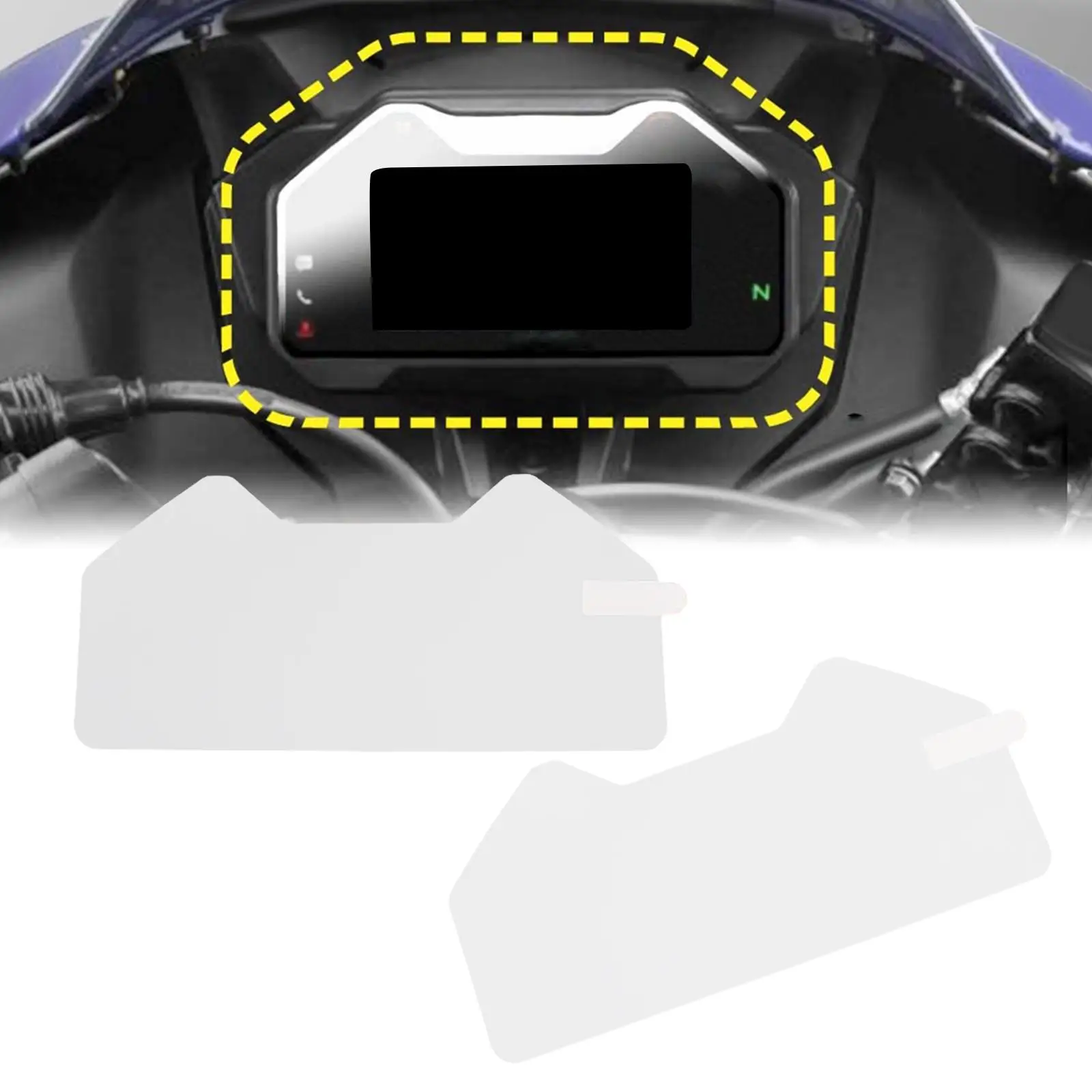 

2 шт., защитная пленка для приборной панели Yamaha R15 V4 2021 2022