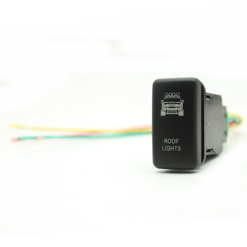 1 шт. автомобильный бампер, фонари на крыше, кнопка переключателя ветрового стекла для Toyota Tacoma Land Cruiser Reiz Hilux Prado 120 FJ CRUISE