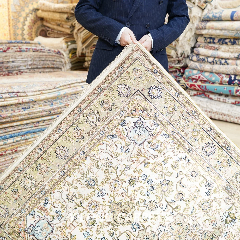 Рисунок 5 - 122x183 см персидский традиционный шелковый ковер