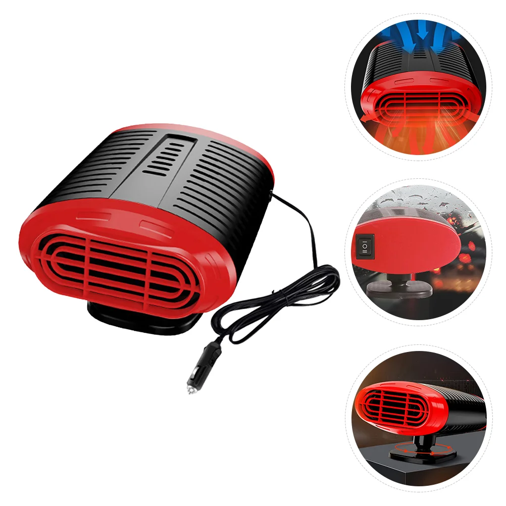 

1 Pc Portable Adjustable Vehicle Defogger Heater Fan Windshield Defroster