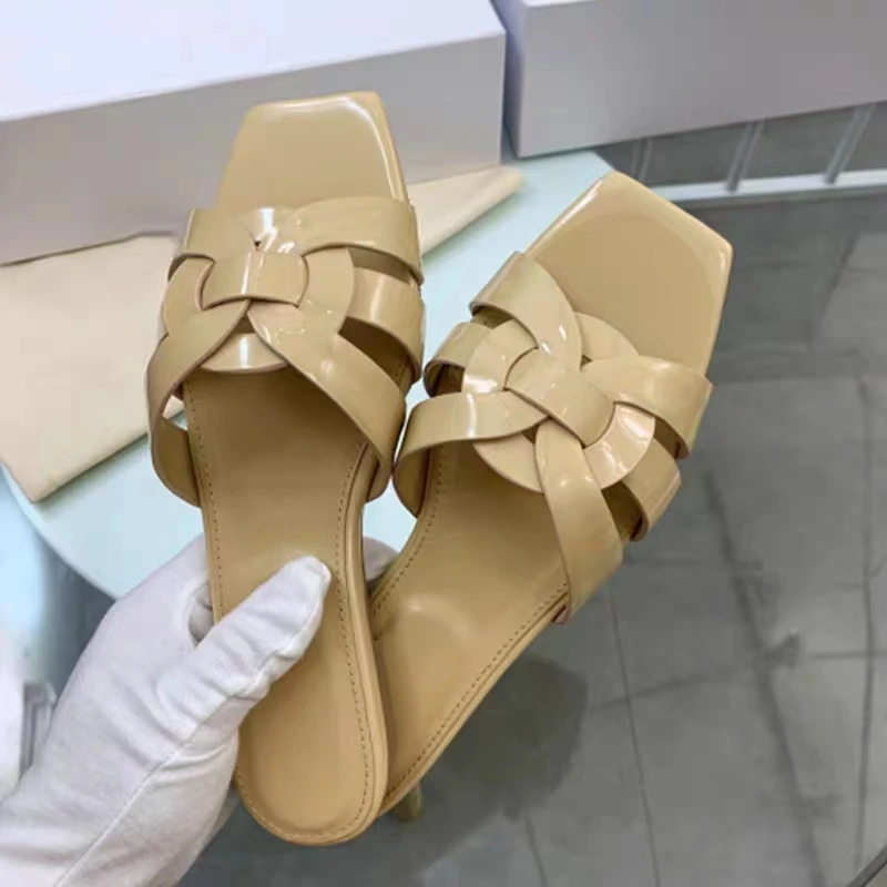 2023 Summer New Sandals Women Flip Flops Thick and Low Slippers All-match Lazy Shoes One Pedal Slippers