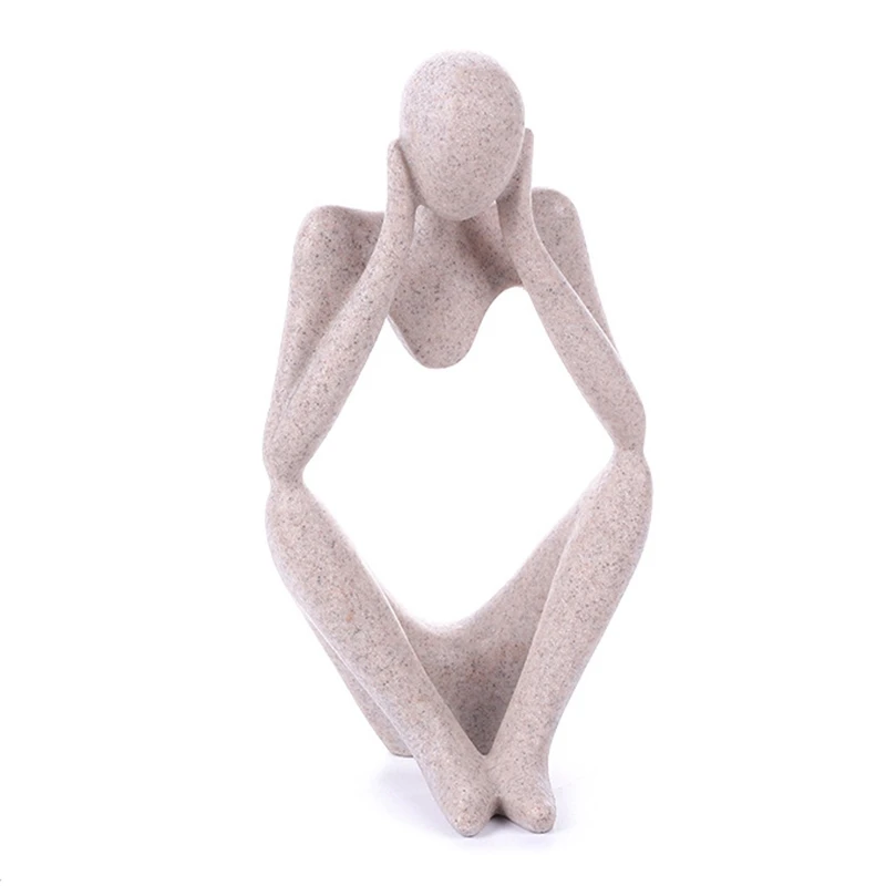 

The Thinker Statue Office Home Decoration Desktop Decoration Study Room Living Room Office Character Decoration