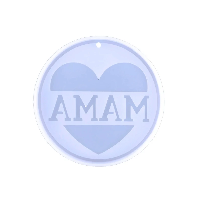 

Round-shape Keychains Mold DIY Epoxy Craft Necklace Keychain Jewelry Mold