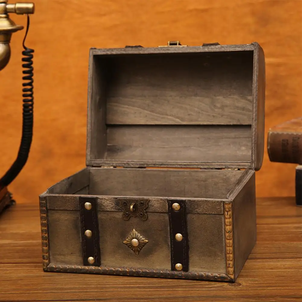 

Storage Box Storage Holder Large Capacity Space-Saving Wooden Jewelries Earrings Organizer Photo Props Home Storage