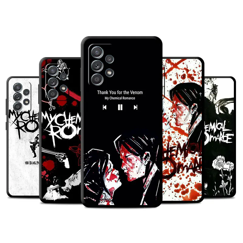 Романтичный чехол My Chemical для телефона Samsung A52, A12, A32, A51, A21s, A71, A50, A72, A22, A31, A13, A53, A41, A11, A03, A04, задняя крышка