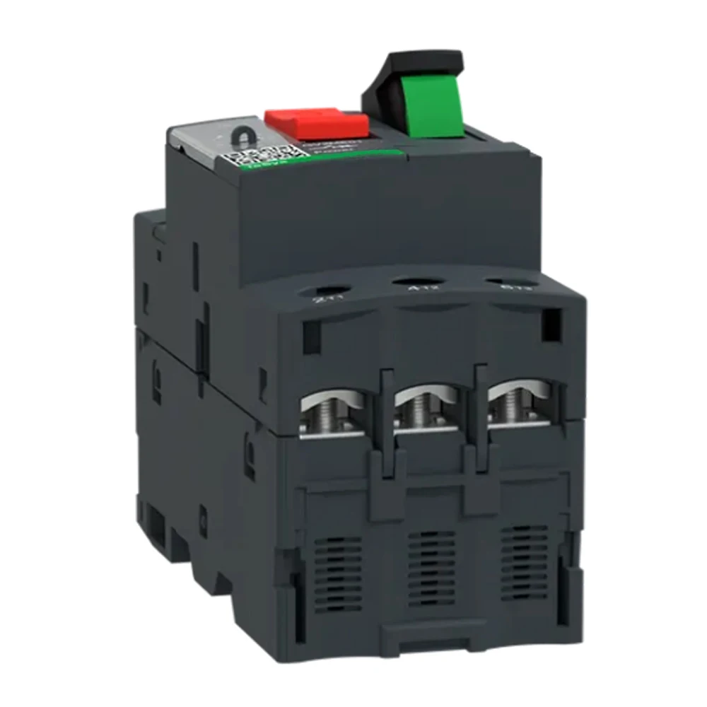 Черный GV2ME07 3P 1 6-2 5A Термагнитные винтовые зажимные клеммы Автоматический