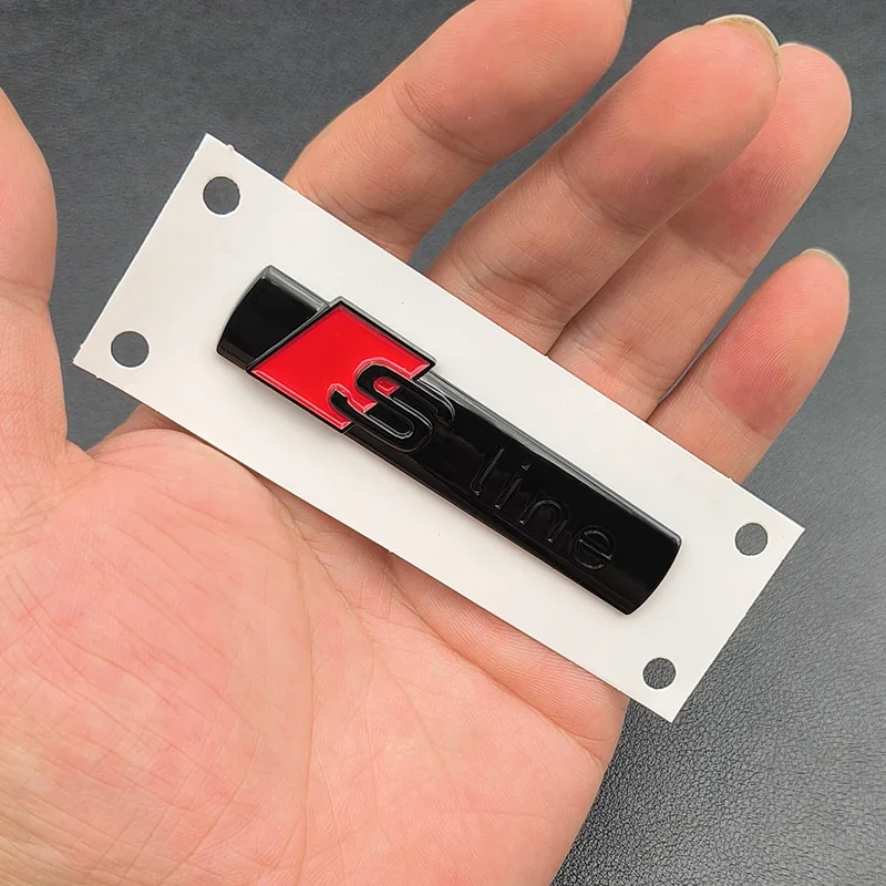 

2 шт. 3D ABS черный логотип S Line Эмблема на крыло автомобиля Значок для Audi A1 A3 A4 A5 A6 Q2 Q5 Q7 Q3 S3 S4 S6 TT S Line Наклейка