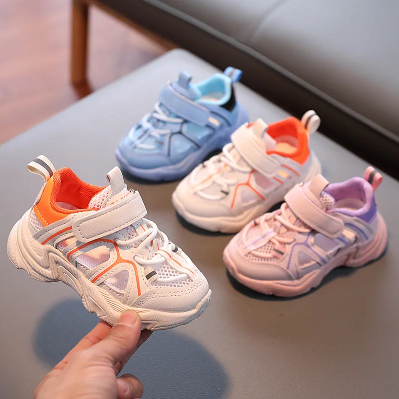 

COZULMA Summer Children Fashion Sneakers 1-3-6 Years Girls Sports Shoes Boys Summer Sandals Kids Breathable Running Shoes 21-30