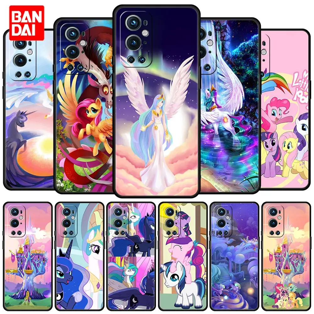 

Cover Case for OnePlus 8 8T 9 9R 9RT 10 Pro Nord CE N200 2 N100 N10 5G Bag Capa Armor Phone Soft Official Shell My Little Pony