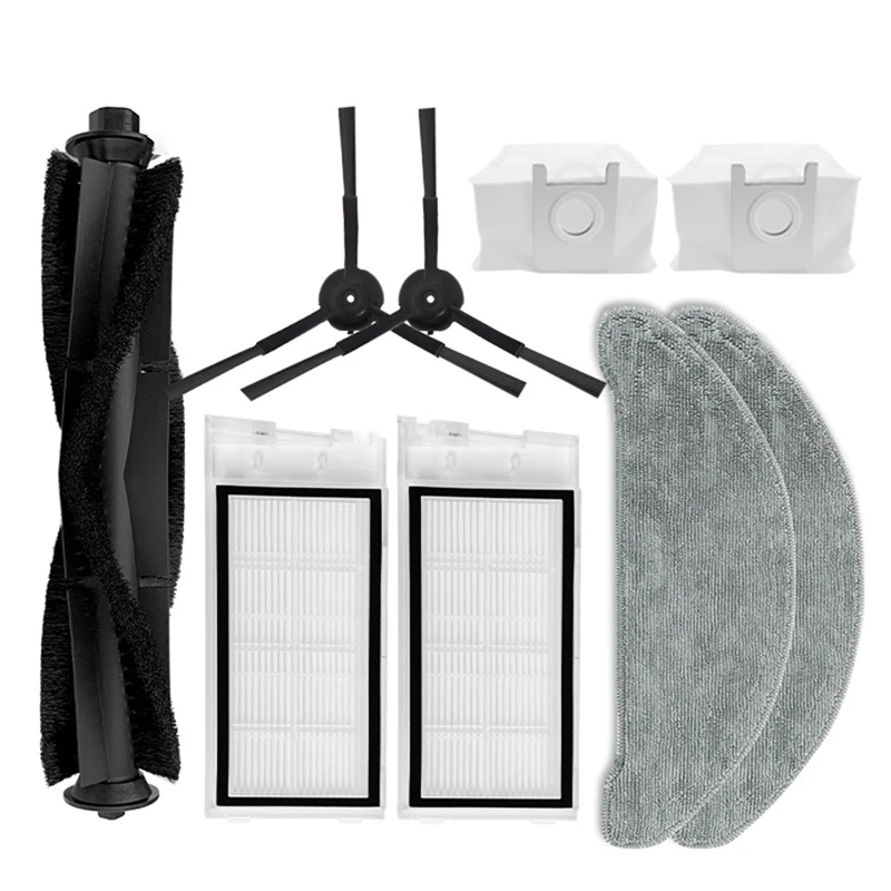 

Подходит для робота-уборочной машины Roidmi, основная щетка для качения, боковая щетка, салфетка для очистки, пылесборник, аксессуары Hepa