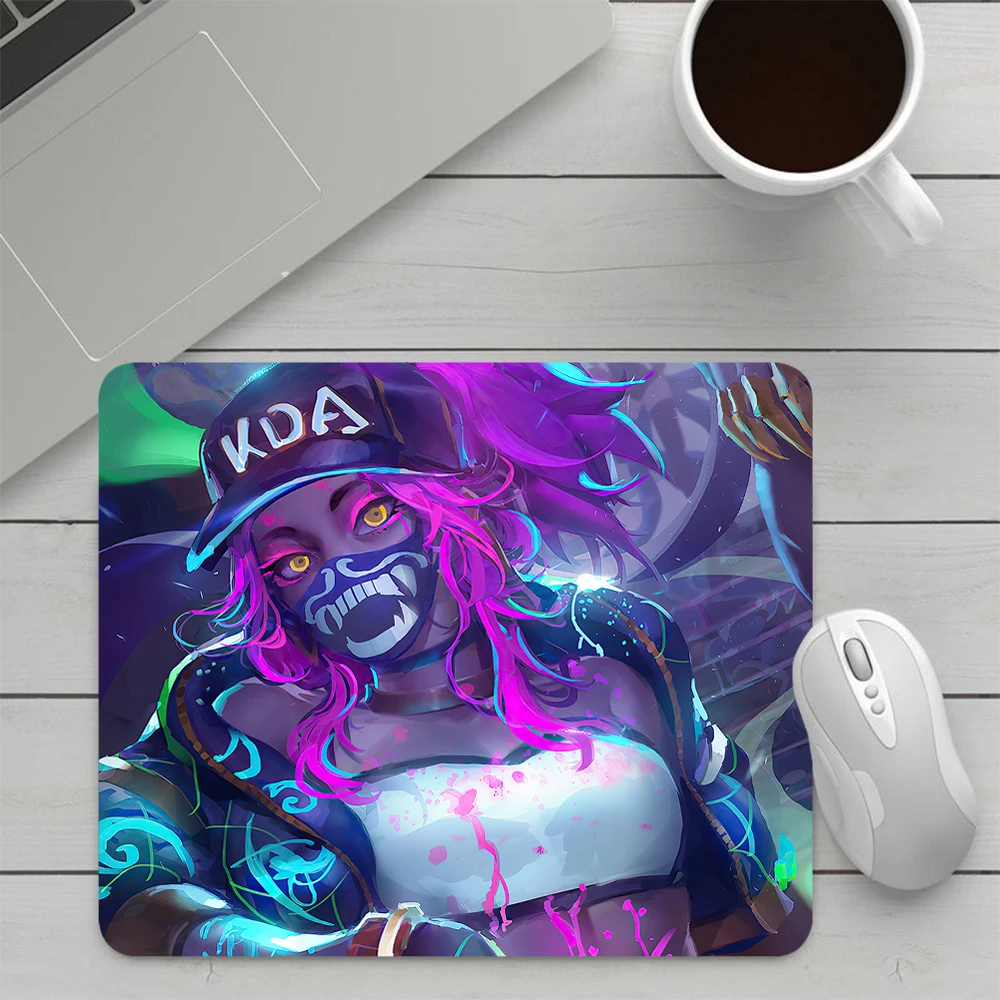 League of Legends KDA Akali Маленький игровой коврик для мыши Компьютерный PC Gamer Коврик